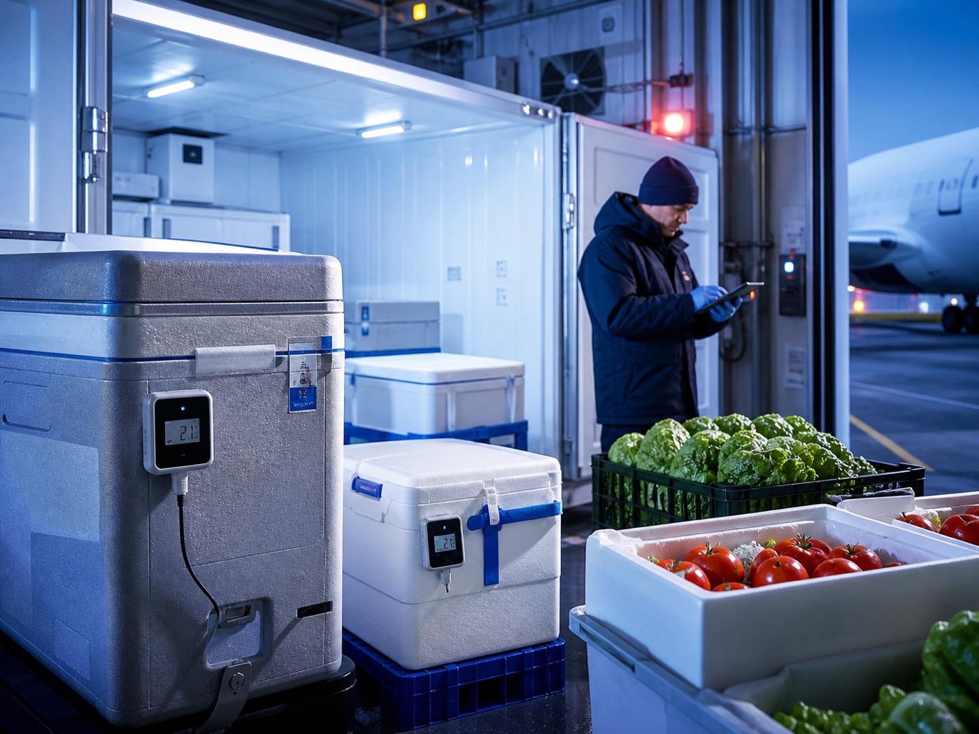 Temperature-controlled containers for fresh and pharmaceutical cargo